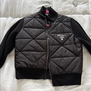Prada Black Quilted Jacket